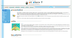 Desktop Screenshot of et-alors.net