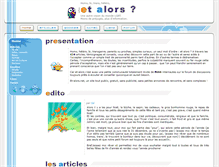 Tablet Screenshot of et-alors.net